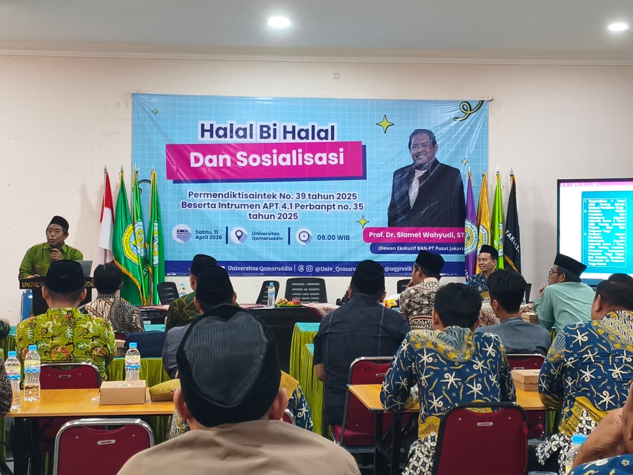 Universitas Qomaruddin Gelar Sosialisasi Permendiktisaintek No. 39 Tahun 2025 Bersama Dewan Eksekutif BAN-PT, Hadirkan Perwakilan Kampus NU se-Pantura Jawa Timur